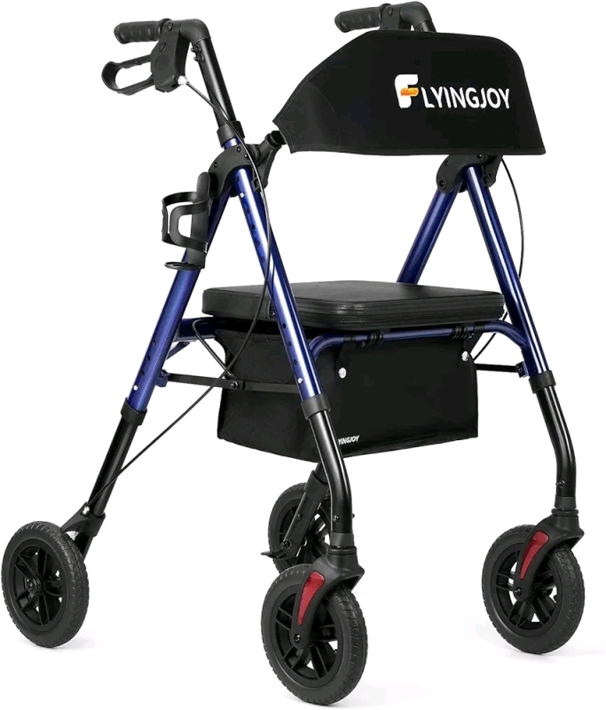 NEW FlyingJoy Rollator Walker in Blue