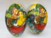 5 Stacking 1920s Western Germany Paper Mache Easter Eggs <br/> - 3