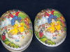 5 Stacking 1920s Western Germany Paper Mache Easter Eggs <br/> - 6