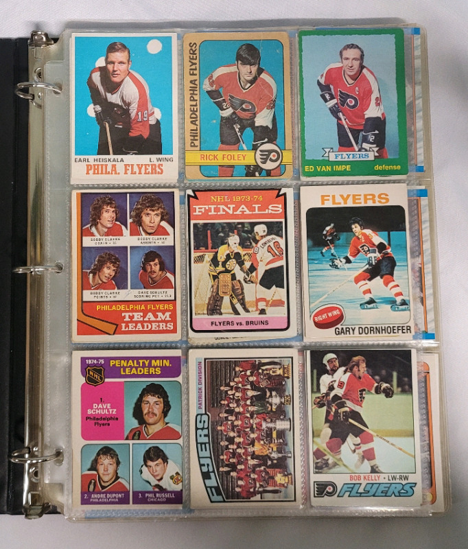 1970 - 2021 - Philadelphia Flyers NHL Hockey Trading Card Singles , 232 Cards