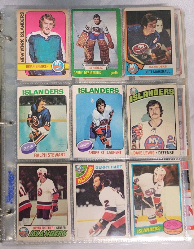 1972 - 2021 NY Islanders NHL Hockey Trading Card Singles , 203 Cards No Doubles