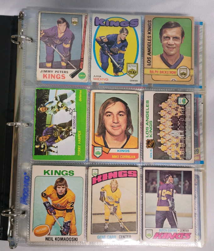 1969 - 2021 LA Kings NHL Hockey Trading Card Singles , 194 Cards No Doubles