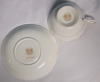 Paragon Double Warrant Pink Cabbage Rose Cup & Saucer . Both Ring True - 4