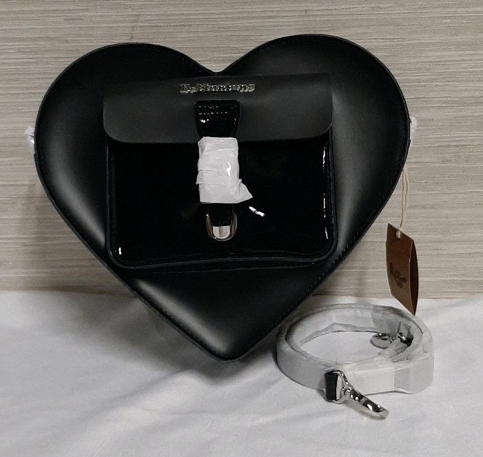 NEW Heart Shaped Leather Dr Martens Backpack with Tags Retail $170.00