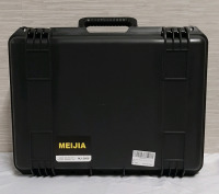 NEW MEIJIA Portable Premium Waterproof Hard Compact Compact Case with Customizable fit Foam,21.2"x16.0"x8.3",Elegant Black Retail $199.99