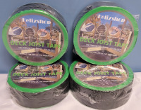 New - Felizshop 2"&times;50ft Deck Joist Tape , Four (4) Rolls