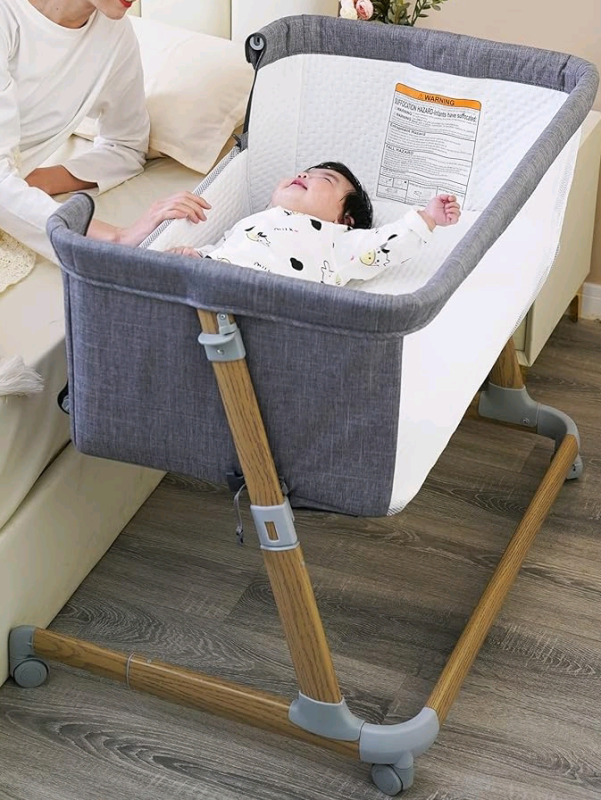 New - Pamo Babe Baby Bassinet Bedside Sleeper For Newborn Bed Crib