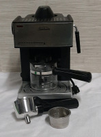 Sunbeam 4-Cup Steam Espresso Maker<br/>Powers Up