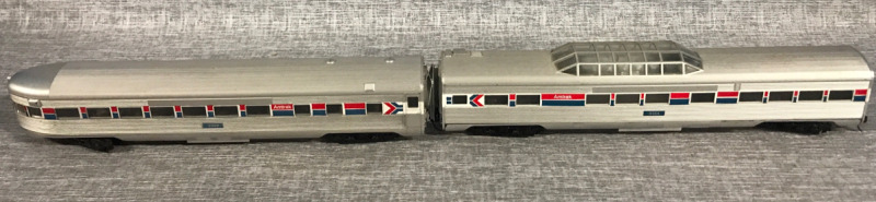 11 Amtrak HO Scale Railroad Trailers