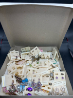 Assorted Pierced Earrings large box