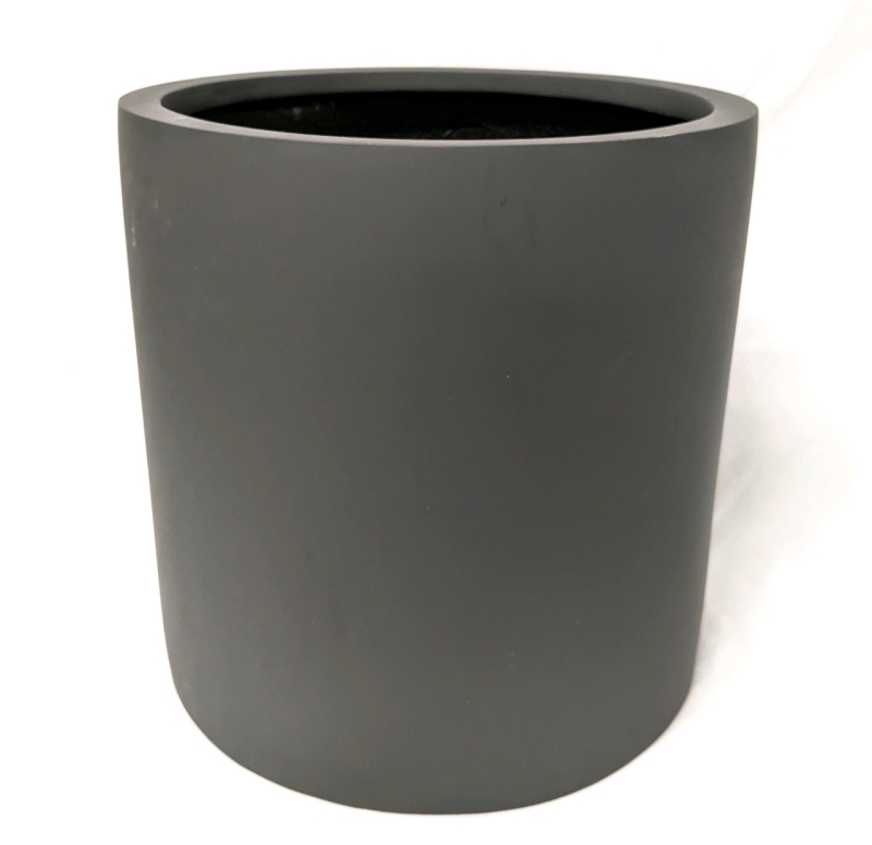 New Fibreglass Cylinder Planter / Plant Pots 12" Tall, 11.5" Diameter