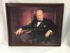 Sir Winston Churchill Large Print on Canvas