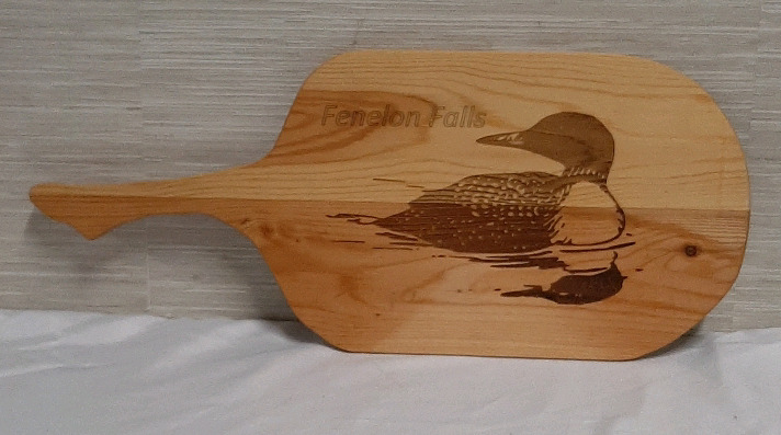 NEW Fenelon Falls Paddle Cutting Board 24 X 10"