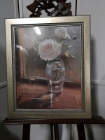 Signed Framed Print - Roses