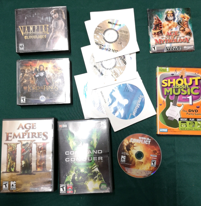 Vintage Computer Games+ - Lord of The Rings, Age of Empires +