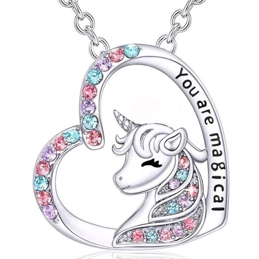 11 New Unicorn "You Are Magical" Pendants & Chains