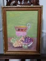 Framed Painting on Board - Signed