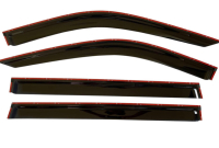 Tinted Tape-On Side Window Visor Deflectors Rain Guards Chevrolet Chevy Suburban 2021 2022