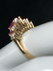 10KT yellow Gold Ruby Diamond Ring - 6