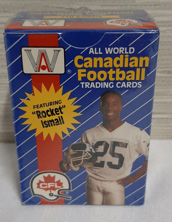 Vintage All World CFL Trading Cards 110 Cards