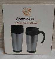 NEW Brew 2 Go 2 Stainless Steel Travel Combo