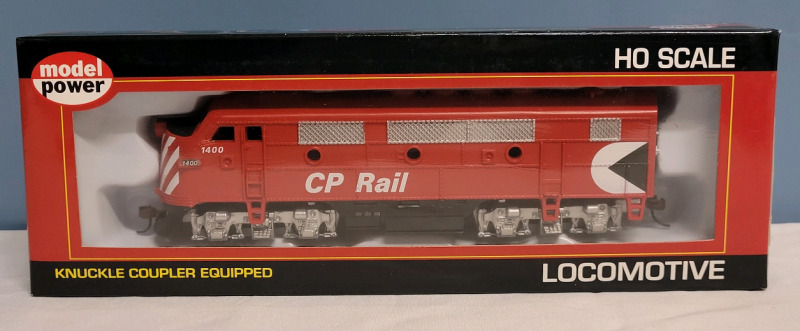 Model Power HO Scale CP Rail F2-A Railroad Model Diesel Locomotive Engine #1400