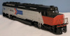 HO Scale Amtrak #505 Railroad Model 6 - 6 Diesel Locomotive Engine - 2