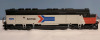 HO Scale Amtrak #505 Railroad Model 6 - 6 Diesel Locomotive Engine - 3