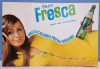 Vintage FRESCA Counter Display Hard Stock Paper Advertising , 18"×12"