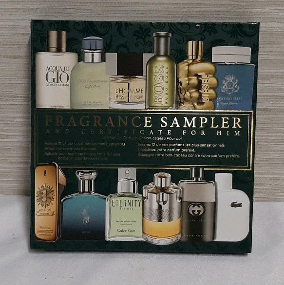 Vintage Fragrance Sampler for Him. Not all are full