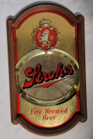 Vintage STROH'S Beer Wall Sign . Measures 10 3/4"×19"