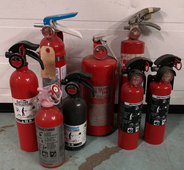 8 Fire Extinguishers - AS IS