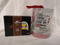 New Wine Glass and Mint Truffles