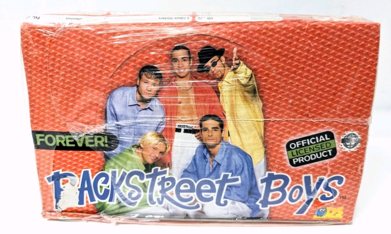 Vintage Sealed BACKSTREET BOYS Forever Ultimate Sticker Collection Retail Display Box (50 Packs)