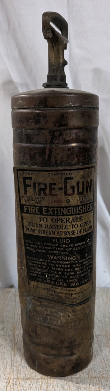 Vintage Fire Gun Fire Extinquisher - As Is