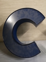 Vintage Metal Light "C" - AS IS