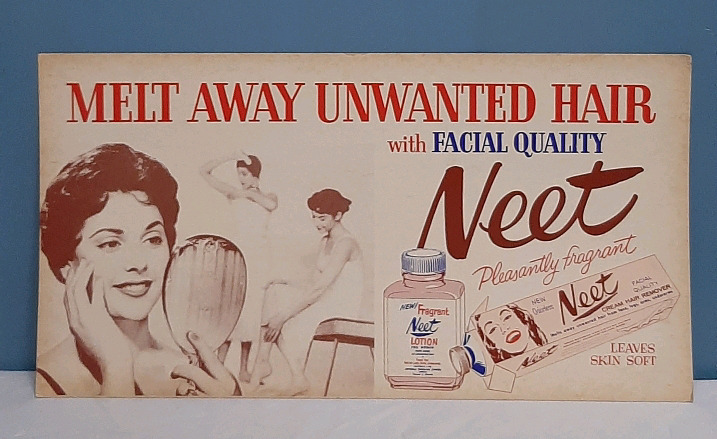 Vintage Paper Sign for Nair 21 X 11"