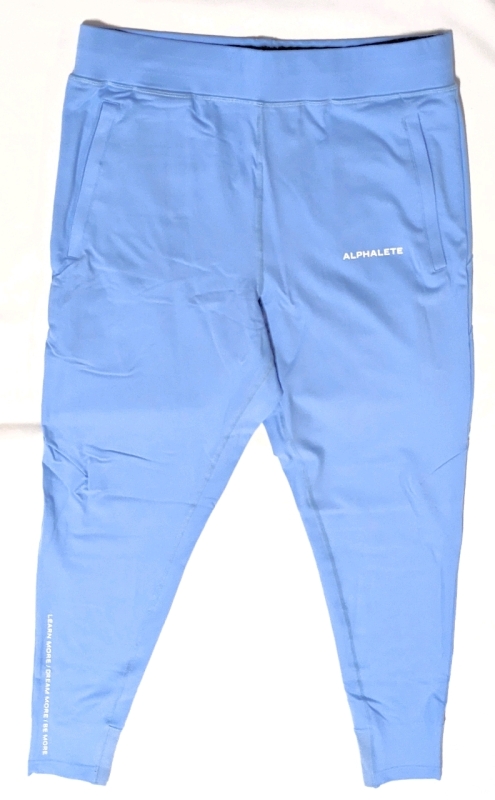 New ALPHALETE Premium Pro-Elite Jogger: Size Medium (Riviera Blue) MPPEJ-RIB201