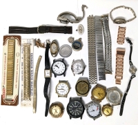 Vintage Watch Faces & Watch Parts & Bands (As-Is)