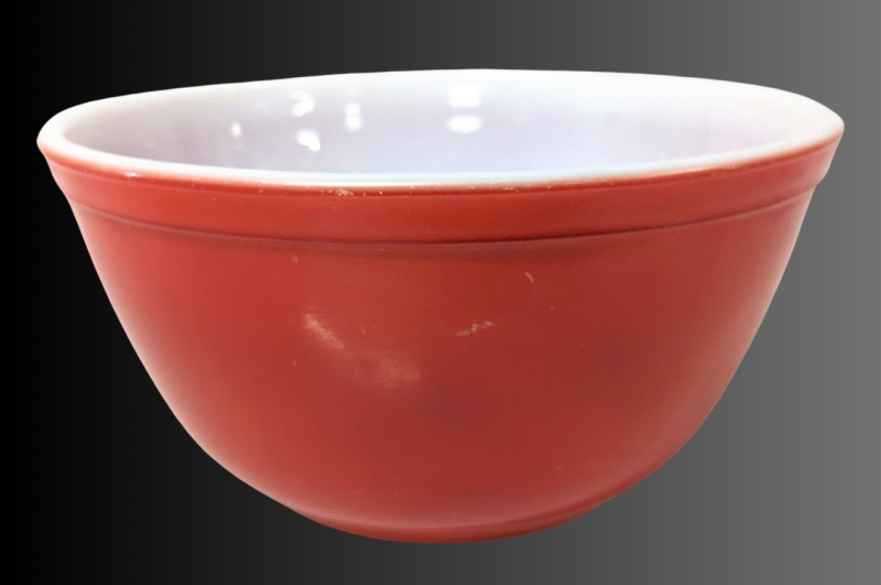 Vintage PYREX #402 1 1/2 Quart Red Bowl