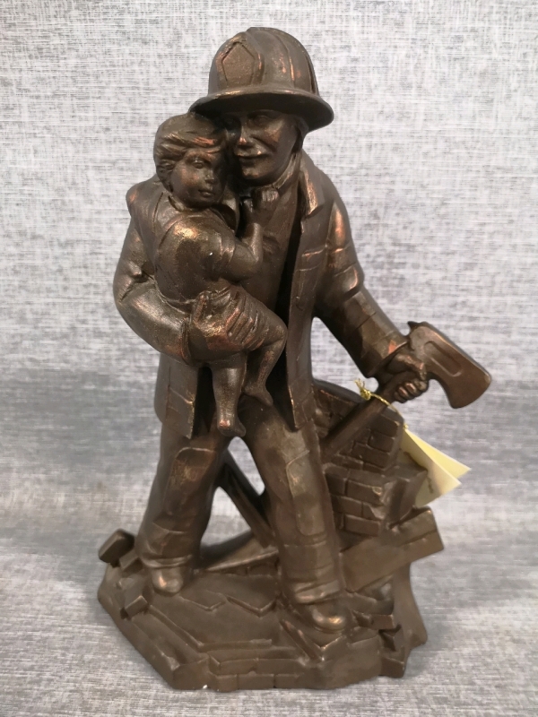 Joan's Country Crafts Fireman Figure