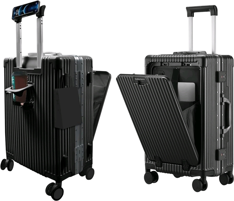 NEW Sailortenx 20" Airline Approved Suitcase Stock photo used