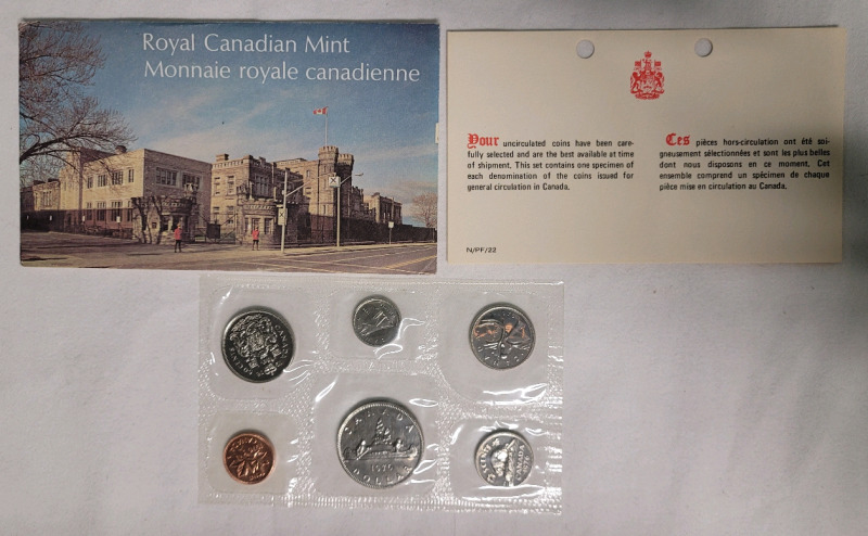 1976 Canadian Coin Set , Sealed Uncirculated