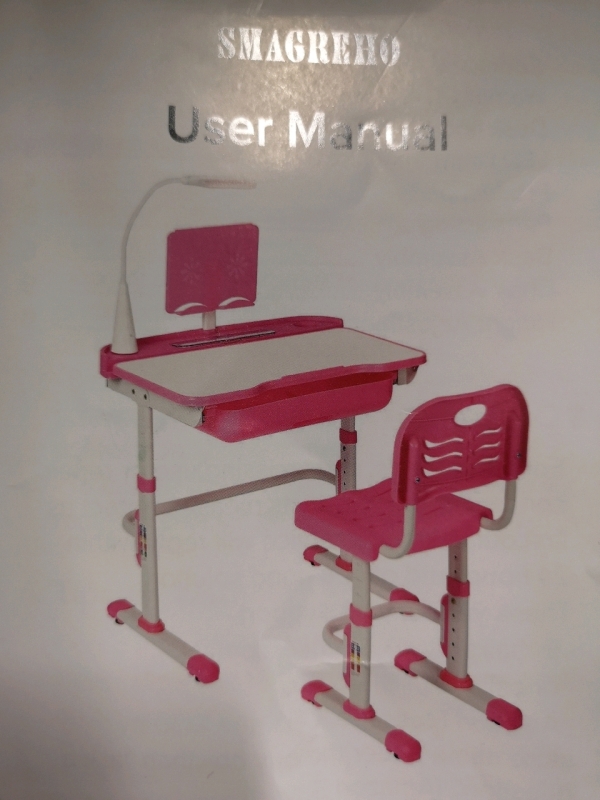 Smagreho Kids Desk and Chair Set