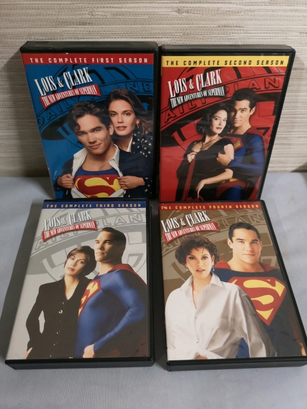 Lois & Clark The New Adventures of Superman Seasons 1 to 4 on DVD