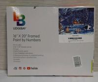 NEW Ledgebay Framed Paint by Numbers "Aurora Bliss" 16 X 20"