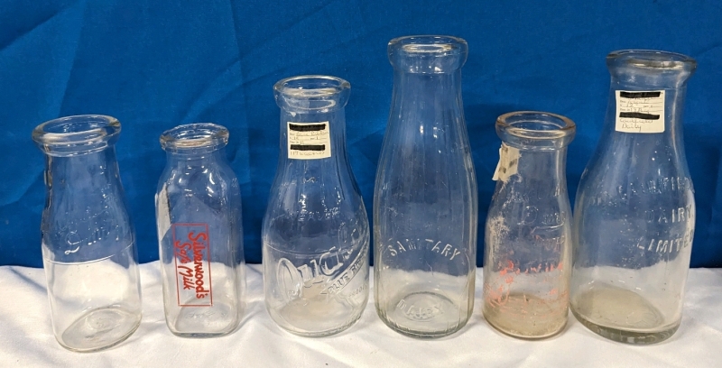 6 Milk Bottles