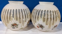2 "Gone with the Wind" Lamp Globes