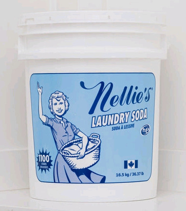 New - Nellie's Laundry Soda<br/>Concentrated Laundry Detergent . 36lb Pail , 1100 Loads