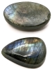 2 Smooth Polished LABRADORITE Stone Cabochons - 2